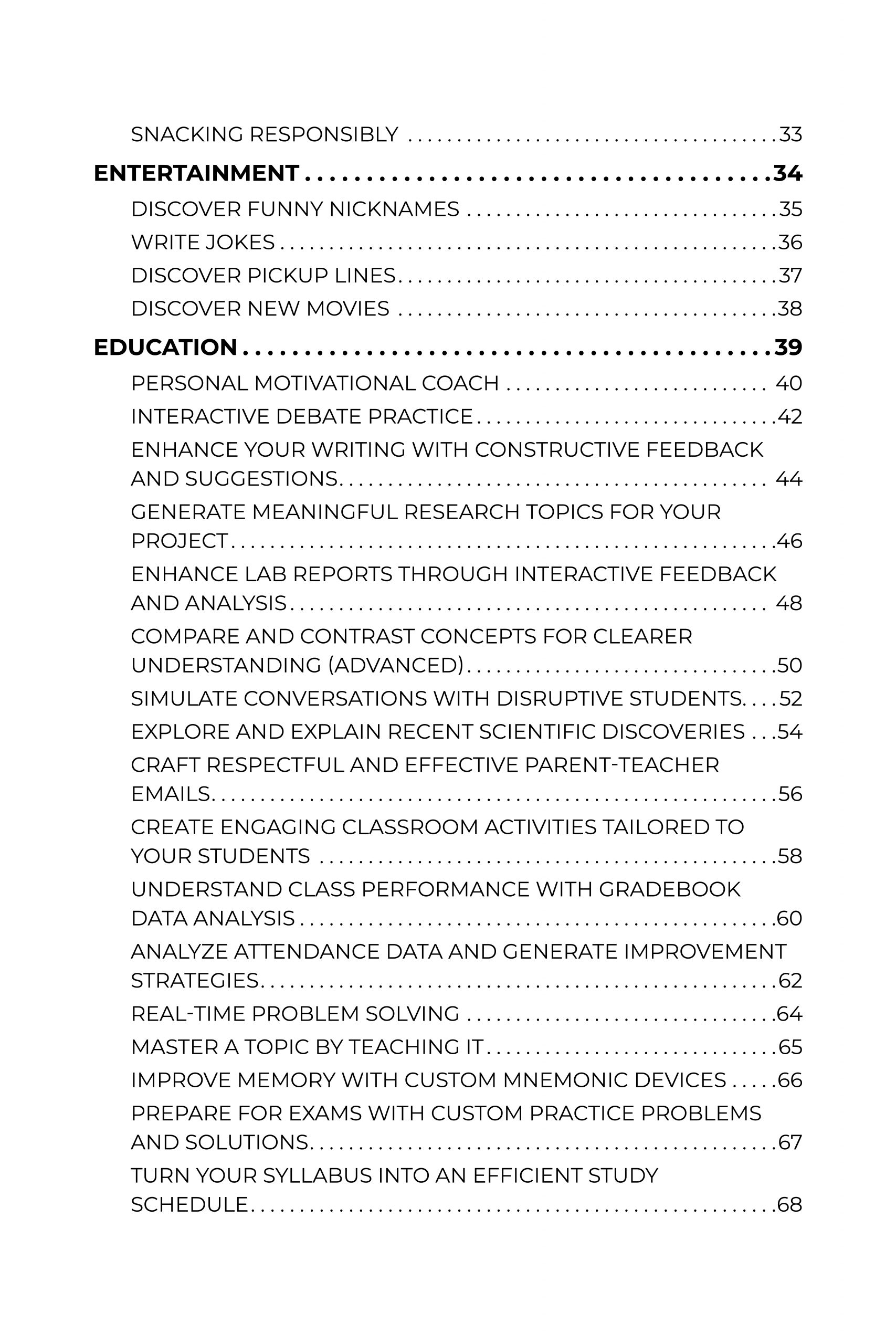 Writing Assistant Prompts